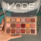 Mocallure 18 shades nude matte ad glitters eyeshadow pallete opened pic