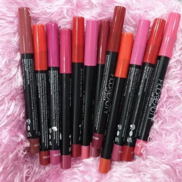 Huda beauty lipstick pencils (pack of 12)